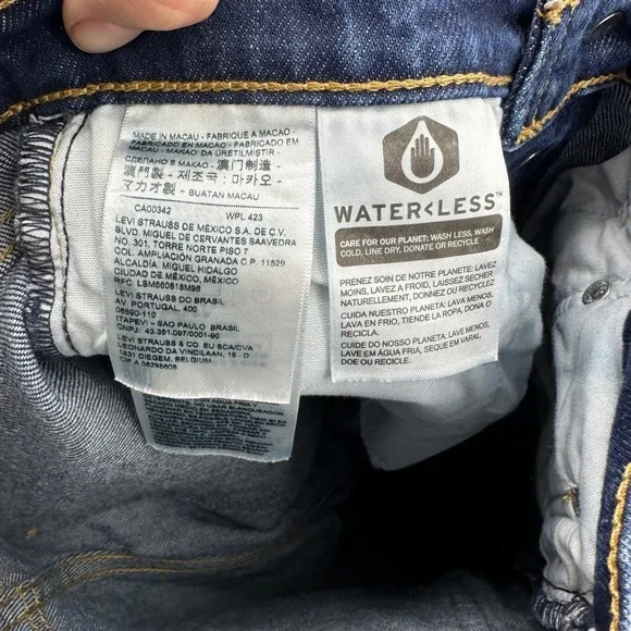 Levi's Premium Denim Ribcage Boot‎ Jeans Sz 24 Boot Cut